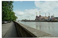 Battersea Power Station, from Grosvenor Road