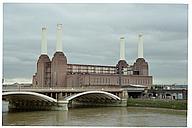 Battersea Power Station and Grosvenor Bridge, from Chelsea Bridge