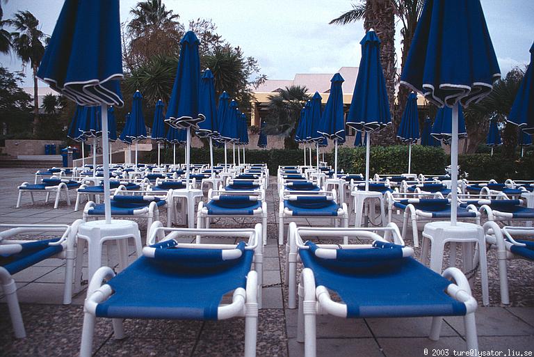 Deserted hotel pool, Agia Napa