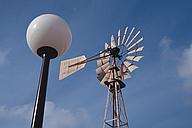 Streetlight and wind pump, Paralimni