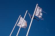 Wind-torn flags