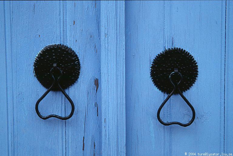 Blue door detail, Lefkara